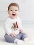 Baby Langarmshirt mit Name Weihnachten Monogramm Initiale Junge Mädchen Bio-Baumwolle SpecialMe®preview