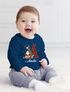 Baby Langarmshirt mit Name Weihnachten Monogramm Initiale Junge Mädchen Bio-Baumwolle SpecialMe®preview