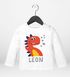 Baby-Langarmshirt mit Namen personalisiert Dino Drache Krokodil Shirt Junge Mädchen Bio-Baumwolle MoonWorks®preview