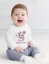 Baby Langarmshirt mit Namen personalisiert Einhorn Wunschname Herz Mädchen Bio-Baumwolle SpecialMe®preview