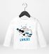 Baby Langarmshirt mit Namen personalisiert Hase Superheld Junge Mädchen Bio-Baumwolle SpecialMe® preview