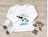 Baby Langarmshirt mit Namen personalisiert Hase Superheld Junge Mädchen Bio-Baumwolle SpecialMe® preview