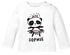 Baby Langarmshirt mit Namen personalisiert kleines Panda-Bär Mädchen Wunschname Bio-Baumwolle SpecialMe®preview