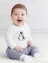 Baby Langarmshirt mit Namen personalisiert Monogramm Initiale Anfangsbuchstabe anpassbar Mädchen Bio-Baumwolle SpecialMe®preview