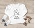 Baby Langarmshirt mit Namen personalisiert Nilpferd lustige Zoo-Tiere Strichzeichung Junge Mädchen Bio-Baumwolle SpecialMe®preview