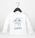 Baby Langarmshirt mit Namen personalisiert Octopus Unterwasser Tiermotiv Tintenfisch Junge Mädchen Bio-Baumwolle SpecialMe®preview