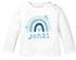 Baby Langarmshirt mit Namen personalisiert Regenbogen Scandi Stil Mädchen Jungen Bio-Baumwolle SpecialMe®preview