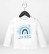 Baby Langarmshirt mit Namen personalisiert Regenbogen Scandi Stil Mädchen Jungen Bio-Baumwolle SpecialMe®preview