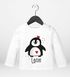 Baby Langarmshirt mit Namen personalisiert Tiermotive little Fox Fuchs Pinguin Panda Wunschname Bio-Baumwolle SpecialMe®preview