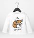 Baby Langarmshirt mit Namen personalisiert Tiermotive little Fox Fuchs Pinguin Panda Wunschname Bio-Baumwolle SpecialMe®preview