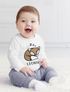 Baby Langarmshirt mit Namen personalisiert Tiermotive little Fox Fuchs Pinguin Panda Wunschname Bio-Baumwolle SpecialMe®preview