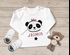 Baby Langarmshirt mit Namen personalisiert Tiermotive little Fox Fuchs Pinguin Panda Wunschname Bio-Baumwolle SpecialMe®preview