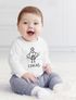 Baby Langarmshirt mit Namen personalisiert Vogel lustige Tiere Strichzeichung Junge Mädchen Bio-Baumwolle SpecialMe®preview