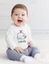 Baby Langarmshirt mit Namen personalisiert Wal lustige Unterwasser-Tiere Strichzeichung Junge Mädchen Bio-Baumwolle SpecialMe®preview