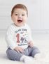 Baby Langarmshirt mit Namen und Zahl zum 1. Geburtstag kleiner Bär Geschenk Mädchen Bio-Baumwolle SpecialMe®preview