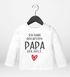 Baby Langarmshirt mit Spruch ich habe den besten Papa der Welt Geschenk Geburtstag Bio-Baumwolle Shirt Moonworks®preview