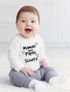 Baby Langarmshirt mit Spruch Mamas/Papas Schatz mit Herzen Jungen Mädchen Shirt Moonworks®preview
