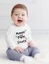 Baby Langarmshirt mit Spruch Mamas und Papas Schatz mit Herzen Jungen Mädchen Shirt Moonworks®preview