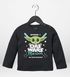 Baby Langarmshirt personalisiert Wunschname Aufdruck Baby-Yoda Spruch Lustig Episode 1 Junge/Mädchen Moonworks®preview