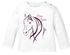 Baby Langarmshirt Pferde-Motiv Geschenk für Pferdeliebhaber Geburtstag Weihnachten Babyshirt Mädchen Shirt Moonworks®preview