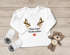 Baby Langarmshirt Rentier Rudolf XMAS Print Weihnachten Babyshirt Weihnachtsoutfit Newborn Einjährige MoonWorks®preview