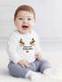 Baby Langarmshirt Rentier Rudolf XMAS Print Weihnachten Babyshirt Weihnachtsoutfit Newborn Einjährige MoonWorks®preview