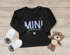 Baby Langarmshirt Schriftzug Mini personalisiert mit Familienname Wunschname Geschenk Geburt Taufe Jungen Mädchen SpecialMe®preview
