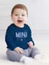 Baby Langarmshirt Schriftzug Mini personalisiert mit Familienname Wunschname Geschenk Geburt Taufe Jungen Mädchen SpecialMe®preview