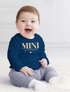 Baby Langarmshirt Schriftzug Mini personalisiert Wunschname Familienname Geschenk Geburt Taufe Jungen Mädchen SpecialMe®preview
