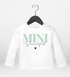 Baby Langarmshirt Schriftzug Mini personalisiert Wunschname Familienname Geschenk Geburt Taufe Jungen Mädchen SpecialMe®preview