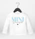 Baby Langarmshirt Schriftzug Mini personalisiert Wunschname Familienname Geschenk Geburt Taufe Jungen Mädchen SpecialMe®preview