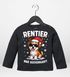 Baby Langarmshirt Weihnachten Lustig Rentier war ausverkauft Katze Babyshirt Jungen Mädchen Christmas XMAS Outfit MoonWorks®preview