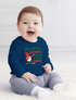 Baby Langarmshirt Weihnachtsshirt Spruch Das schönste Geschenk unterm Baum bin ich Babyshirt Weihnachtsmotiv MoonWorks®preview