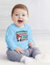 Baby Langarmshirt Weihnachtsshirt Spruch Das schönste Geschenk unterm Baum bin ich Babyshirt Weihnachtsmotiv MoonWorks®preview