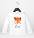 Baby Langarmshirtmit Name Bär Fuchs Einhorn Bedruckt Tiermotive personalisierte Geschenke Junge Mädchen Bio-Baumwolle SpecialMe®preview