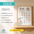 Baby Poster Meilensteine personalisiert | Mein erstes Kapitel mit Foto Name Geburtsdaten | Geburtsposter mit ersten Momenten | Geschenk zum1. Geburtstag SpecialMe® preview