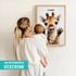 Baby-Poster personalisiert mit Handabdruck – Tierposter Geschenke zur Geburt, Taufgeschenke & Geburtsgeschenke SpecialMe®preview