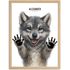 Baby-Poster personalisiert mit Handabdruck – Tierposter Geschenke zur Geburt, Taufgeschenke & Geburtsgeschenke SpecialMe®preview