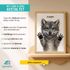 Baby-Poster personalisiert mit Handabdruck – Tierposter Geschenke zur Geburt, Taufgeschenke & Geburtsgeschenke SpecialMe®preview