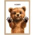 Baby-Poster personalisiert mit Handabdruck – Tierposter Geschenke zur Geburt, Taufgeschenke & Geburtsgeschenke SpecialMe®preview