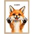 Baby-Poster personalisiert mit Handabdruck – Tierposter Geschenke zur Geburt, Taufgeschenke & Geburtsgeschenke SpecialMe®preview