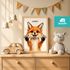 Baby-Poster personalisiert mit Handabdruck – Tierposter Geschenke zur Geburt, Taufgeschenke & Geburtsgeschenke SpecialMe®preview