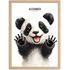 Baby-Poster personalisiert mit Handabdruck – Tierposter Geschenke zur Geburt, Taufgeschenke & Geburtsgeschenke SpecialMe®preview