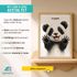 Baby-Poster personalisiert mit Handabdruck – Tierposter Geschenke zur Geburt, Taufgeschenke & Geburtsgeschenke SpecialMe®preview