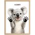 Baby-Poster personalisiert mit Handabdruck – Tierposter Geschenke zur Geburt, Taufgeschenke & Geburtsgeschenke SpecialMe®preview