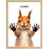 Baby-Poster personalisiert mit Handabdruck – Tierposter Geschenke zur Geburt, Taufgeschenke & Geburtsgeschenke SpecialMe®preview