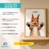 Baby-Poster personalisiert mit Handabdruck – Tierposter Geschenke zur Geburt, Taufgeschenke & Geburtsgeschenke SpecialMe®preview