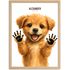 Baby-Poster personalisiert mit Handabdruck – Tierposter Geschenke zur Geburt, Taufgeschenke & Geburtsgeschenke SpecialMe®preview