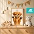 Baby-Poster personalisiert mit Handabdruck – Tierposter Geschenke zur Geburt, Taufgeschenke & Geburtsgeschenke SpecialMe®preview