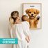 Baby-Poster personalisiert mit Handabdruck – Tierposter Geschenke zur Geburt, Taufgeschenke & Geburtsgeschenke SpecialMe®preview